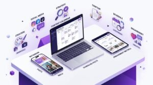 Social media and content creation tools for businesses
